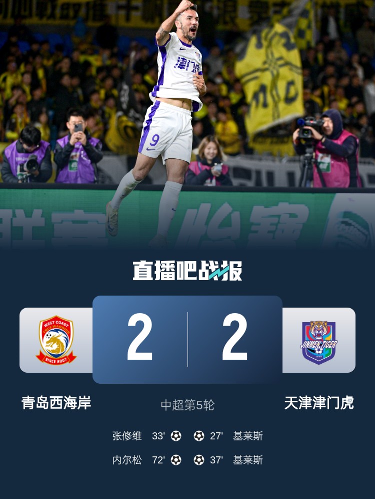津媒：津門虎只踢了半場好球，9天3賽凸顯體能及板凳深度不足